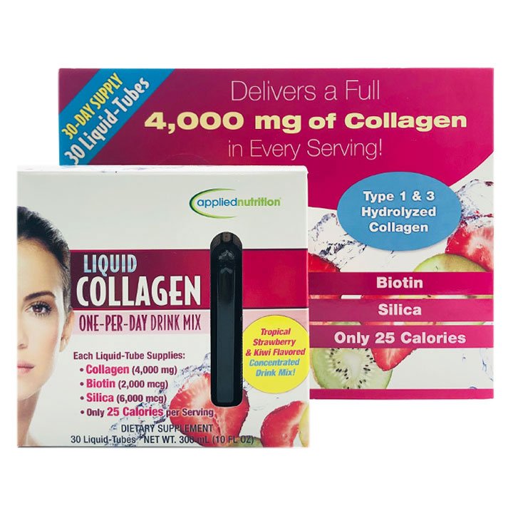 [DATE 9/2024] Applied Nutrition Liquid Collagen Drink Mix, 30 x 10ml