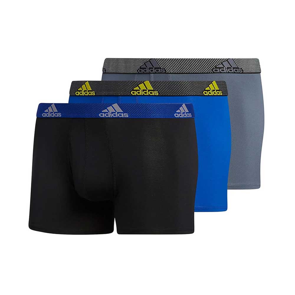 Set 3 quần Adidas Performance Boxer Briefs - Black/Team Royal Blue/Onix, Size M