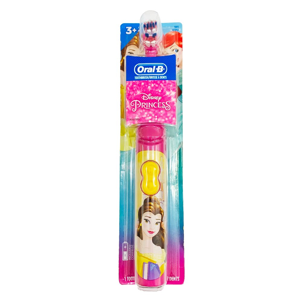 Bàn chải pin Oral-B Kids Disney Princess, Pink/Yellow