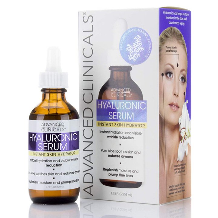 Advanced Clinicals Hyaluronic Serum Instant Skin Hydrator, 52ml