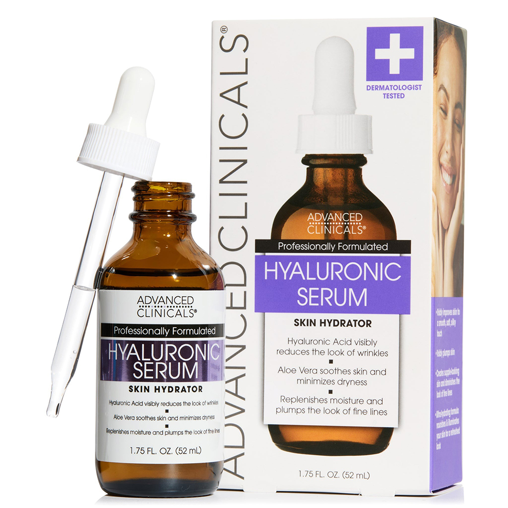 Advanced Clinicals Hyaluronic Serum Instant Skin Hydrator, 52ml