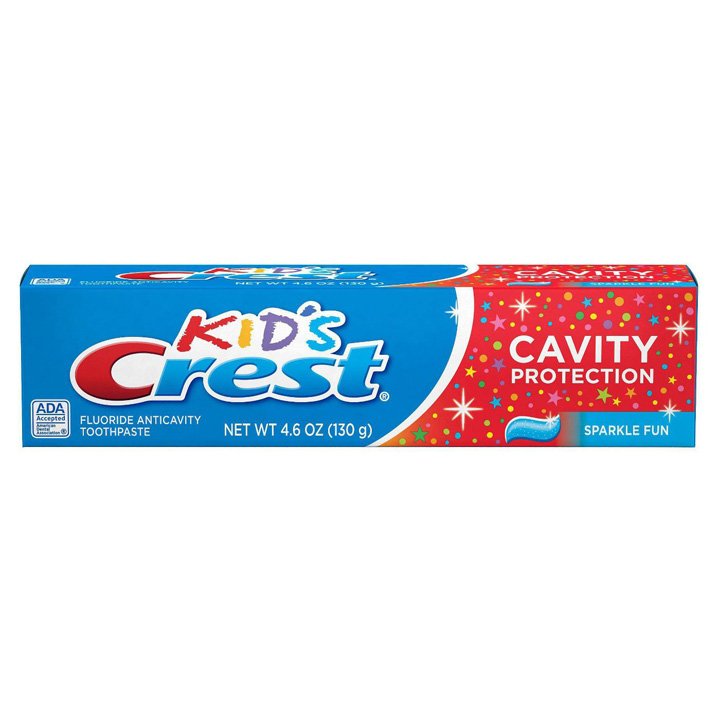 Kem đánh răng bé Crest Cavity Protection Sparkle Fun, 130g