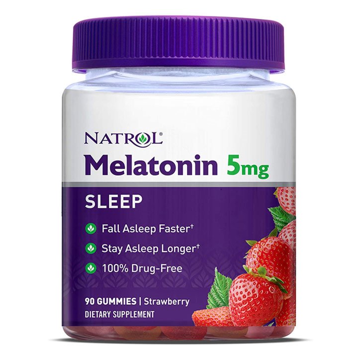 Viên dẻo Natrol Melatonin 5mg, 90 viên