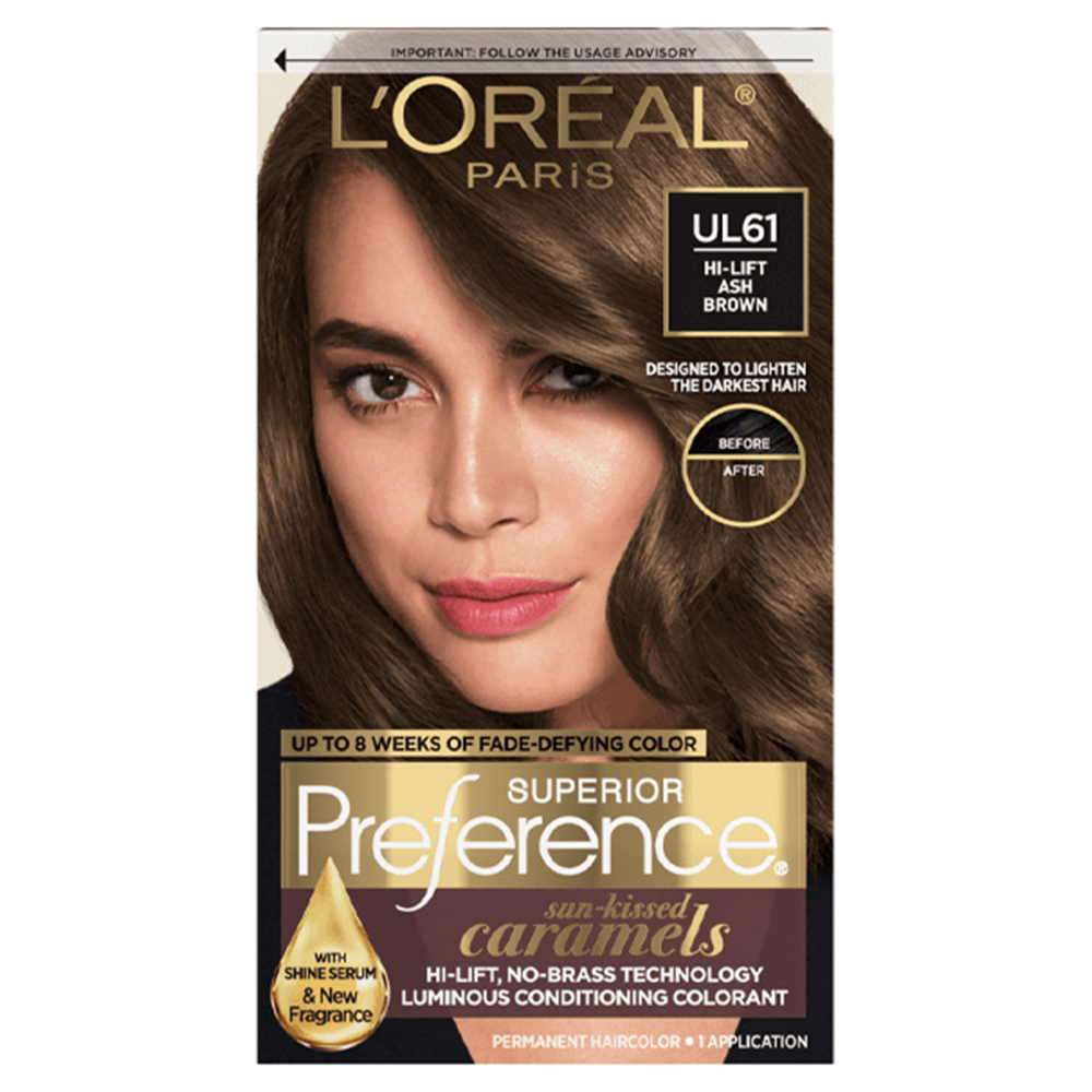 Thuốc nhuộm tóc L'Oréal Superior Preference, UL61 Hi-Lift Ash Brown