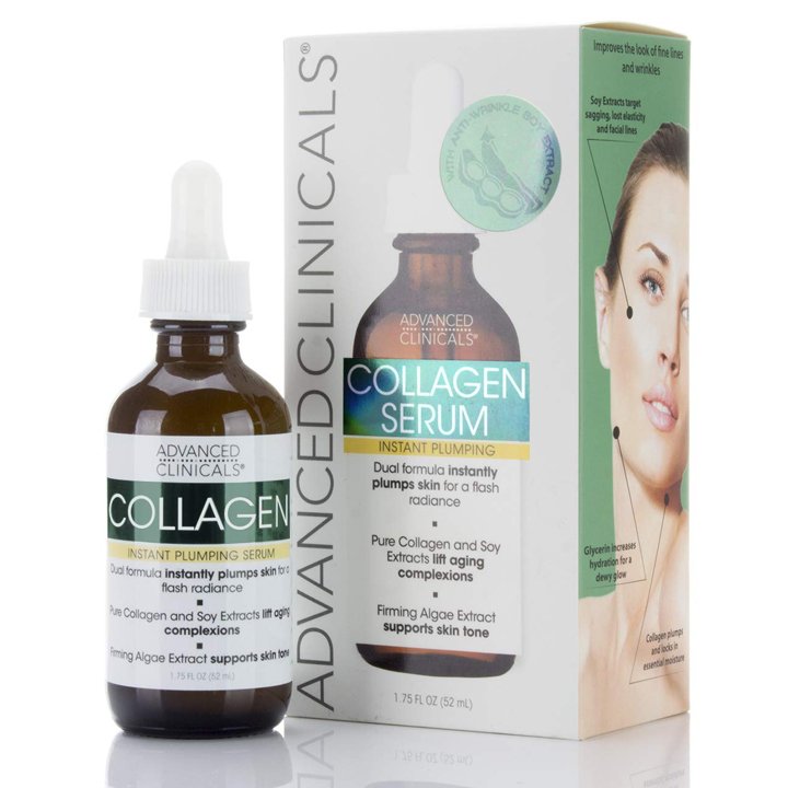 Advanced Clinicals Collagen Serum Instant Plumping, 52ml