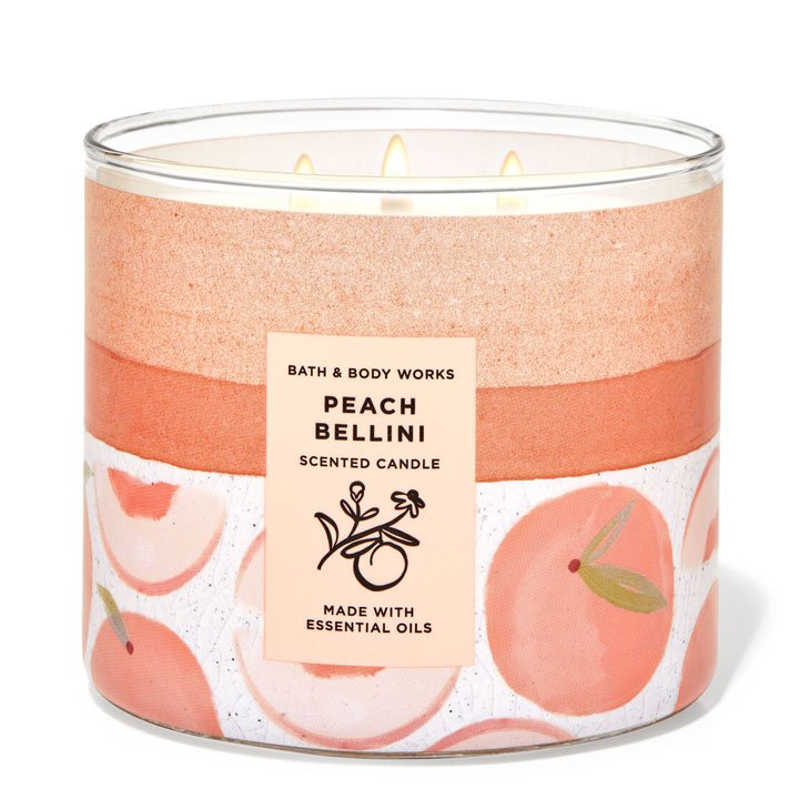 Nến thơm Bath & Body Works Peach Bellini, 411g