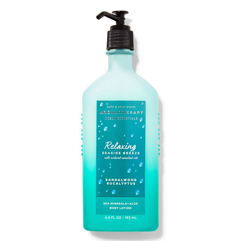 Lotion dưỡng da Bath & Body Works Aromatherapy - Relaxing Seaside Breeze, 192ml