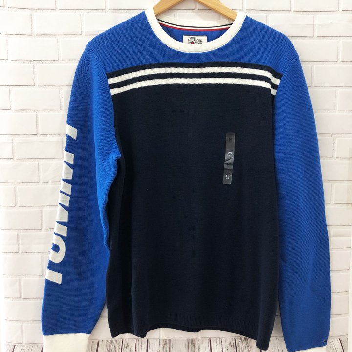 Áo Tommy Hilfiger Long Sleeves Sweater - Navy/ Blue, Size M