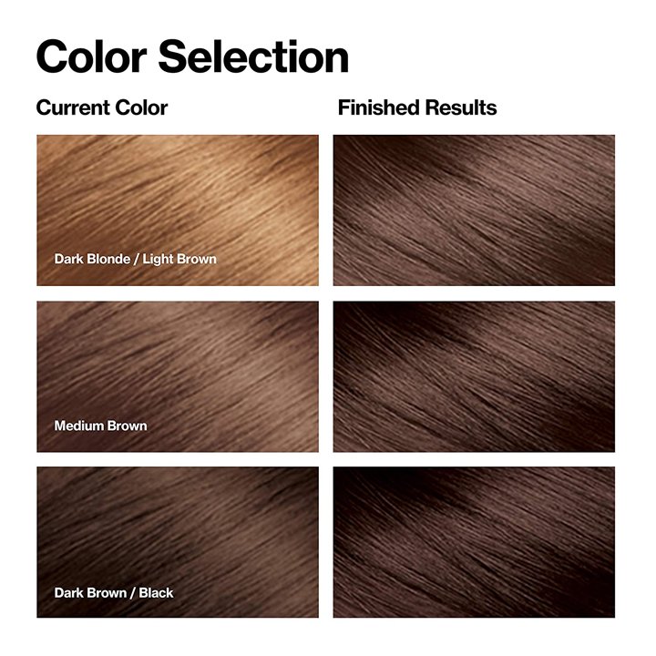 Thuốc nhuộm tóc Revlon Colorsilk, 33 Dark Soft Brown - Shop Mùa Xuân
