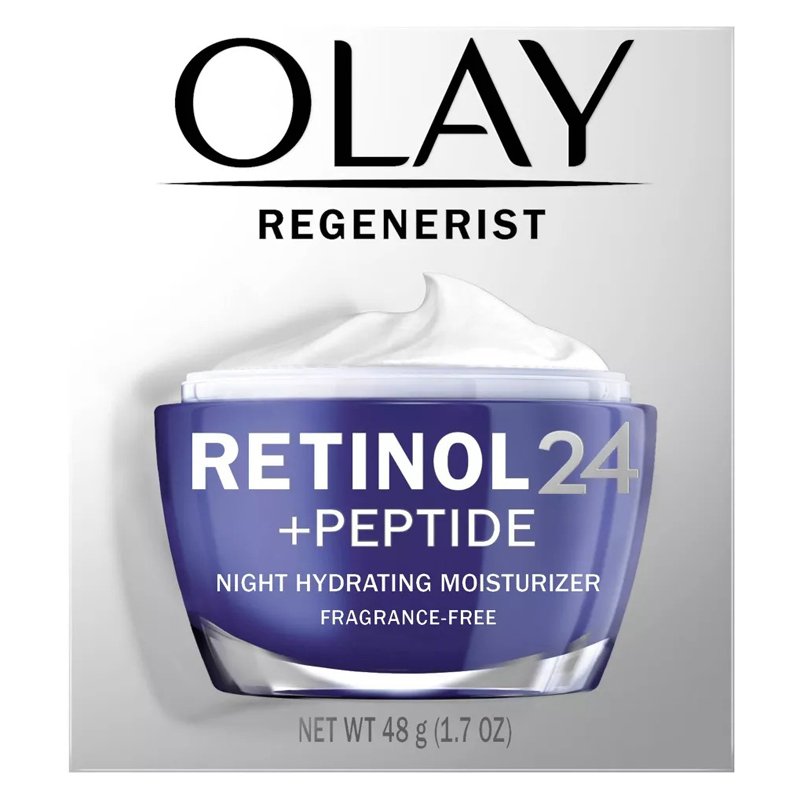 Olay Regenerist Retinol24 + Peptide Night Moisturizer, 48g