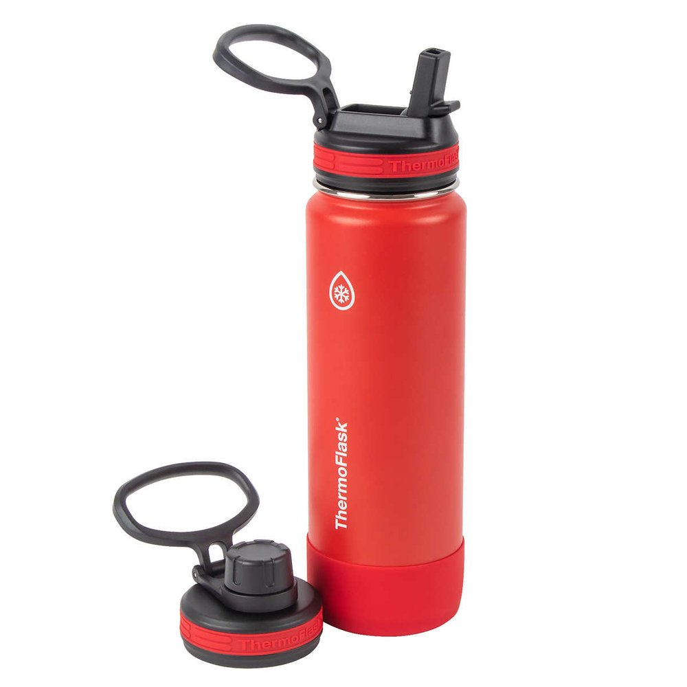 Bình giữ nhiệt Thermoflask Stainless Steel - Red, 710ml