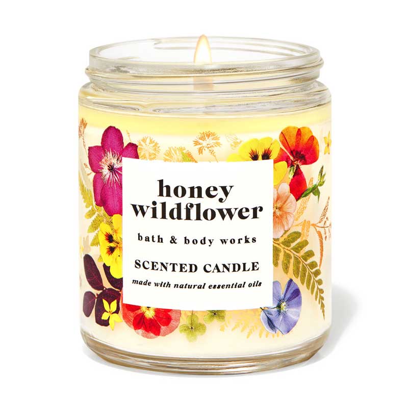 Nến thơm Bath & Body Works Honey Wildflower, 198g
