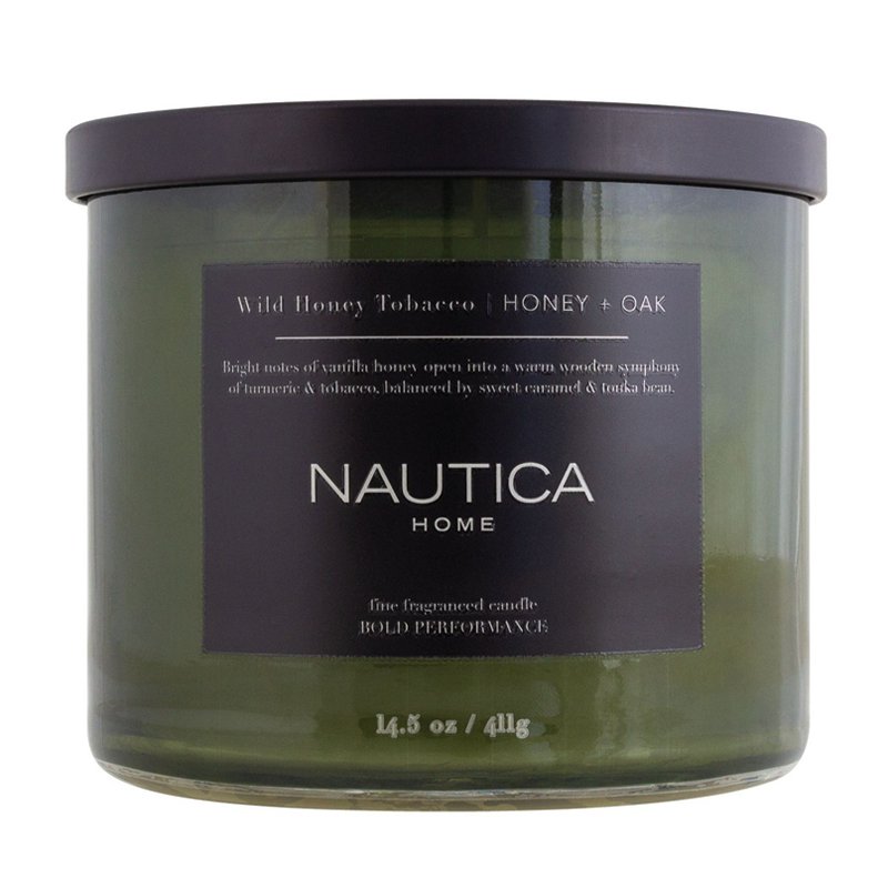 Nến thơm Nautica Wild Honey Tobacco, 411g