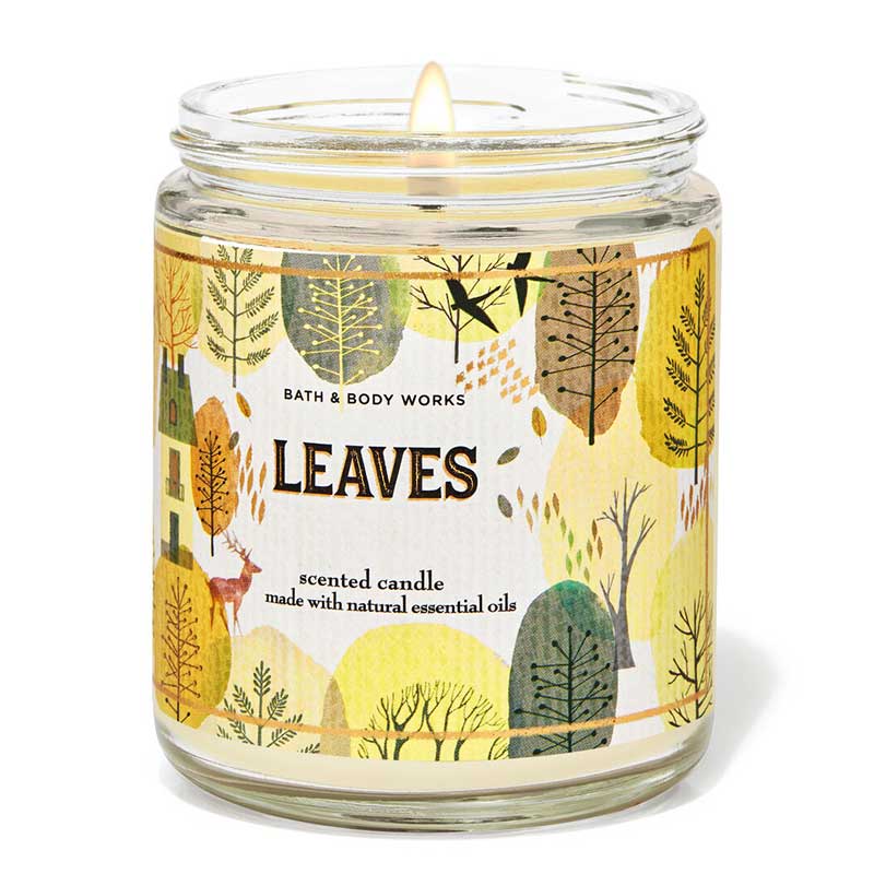 Nến thơm Bath & Body Works Leaves, 198g
