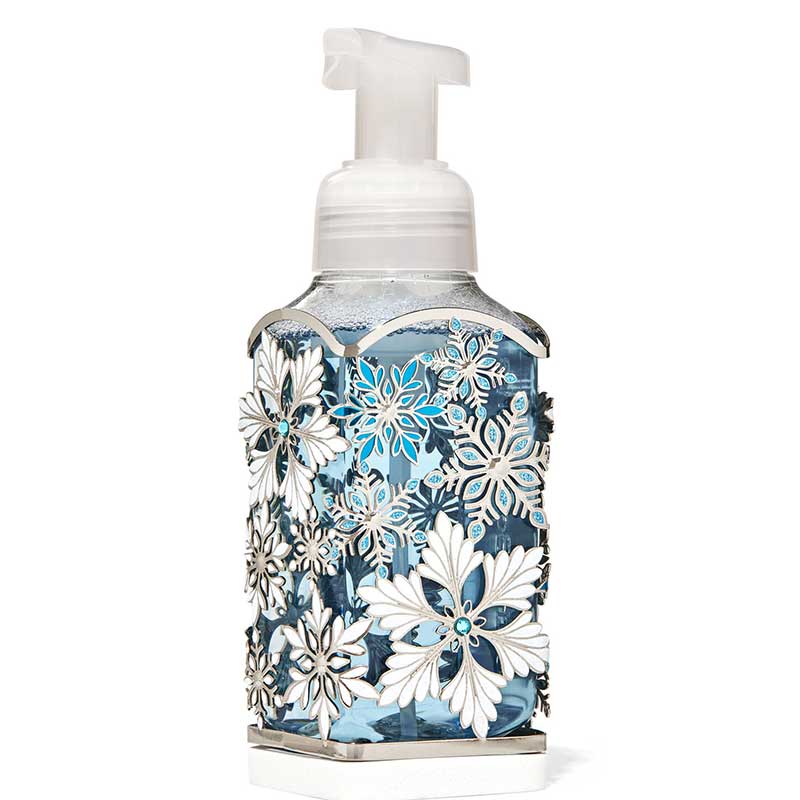 Bath & Body Works Foaming Soap Holder, Sparkly Snowflake