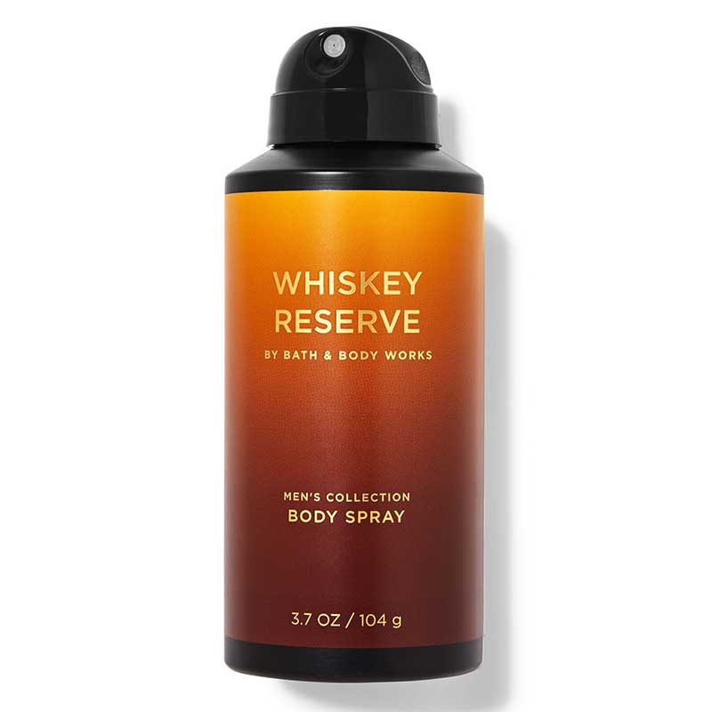 Xịt thơm toàn thân Bath & Body Works Men's Collection - Whiskey Reserve, 104g