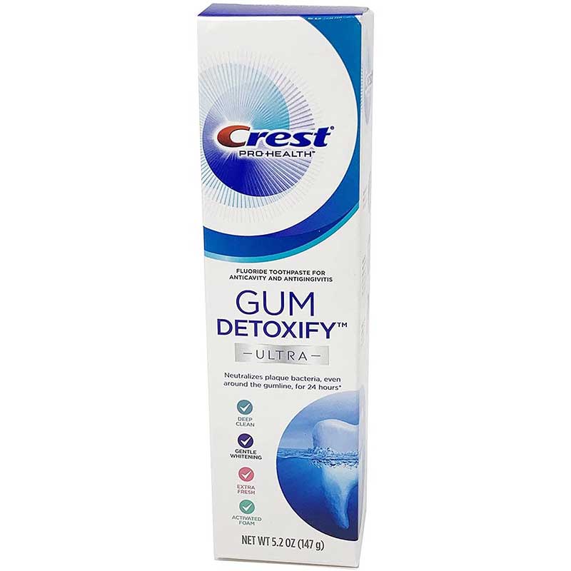 Kem đánh răng Crest Pro Health Gum Detoxify Ultra, 147g