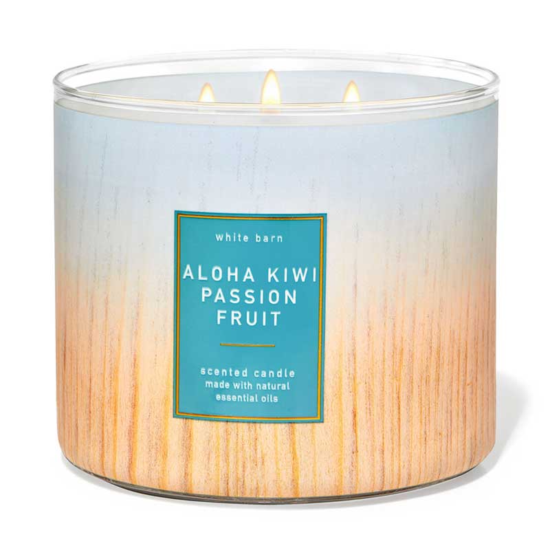 Nến thơm Bath & Body Works White Barn Aloha Kiwi Passion Fruit, 411g