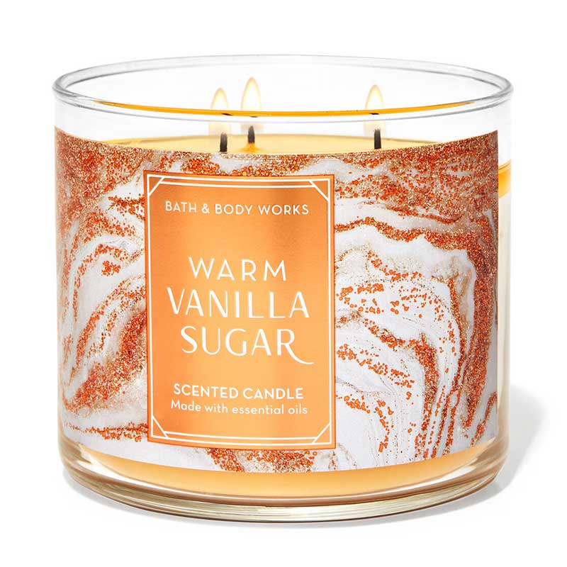 Nến thơm Bath & Body Works Warm Vanilla Sugar, 411g