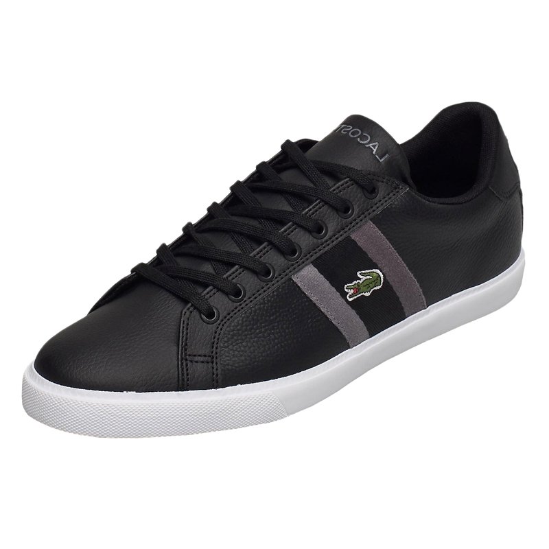 Giày Lacoste Grad Vulc Sneaker - Black/Dark/Grey, Size 40.5