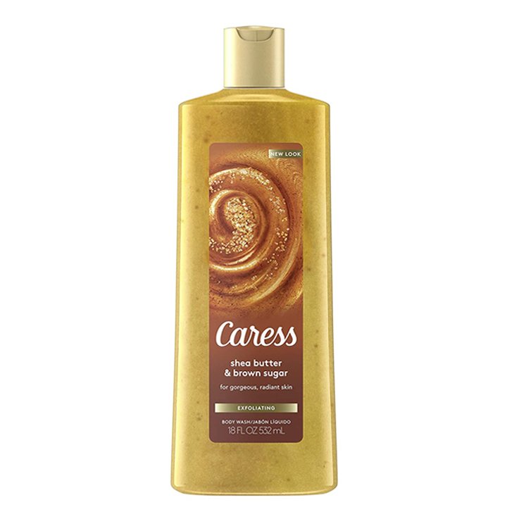 Gel tắm Caress Shea Butter & Brown Sugar, 532ml