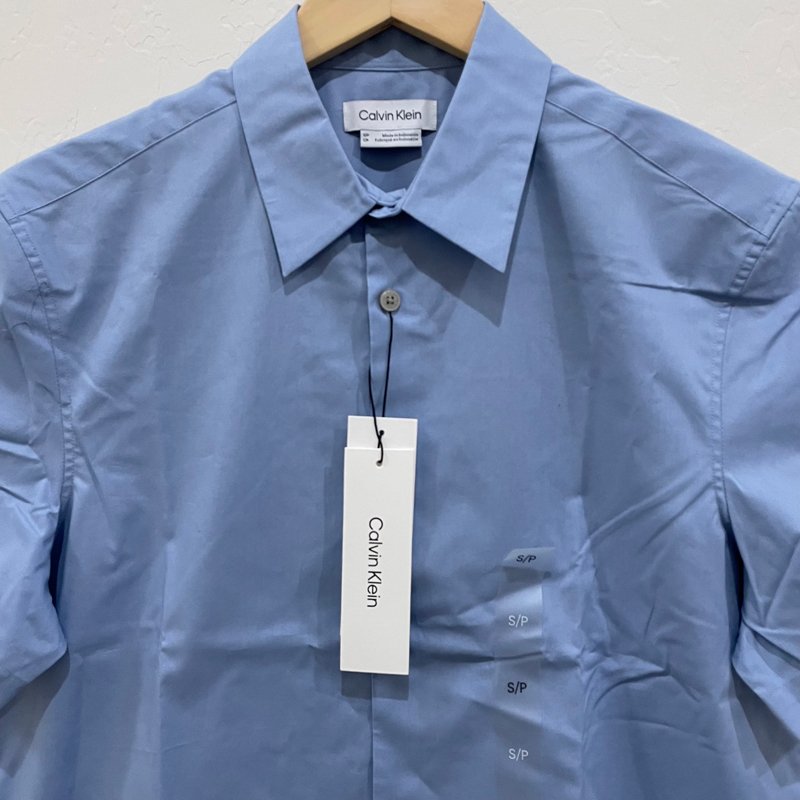 Áo Calvin Klein Short Sleeve Shirt - Blue, Size S - Shop Mùa Xuân