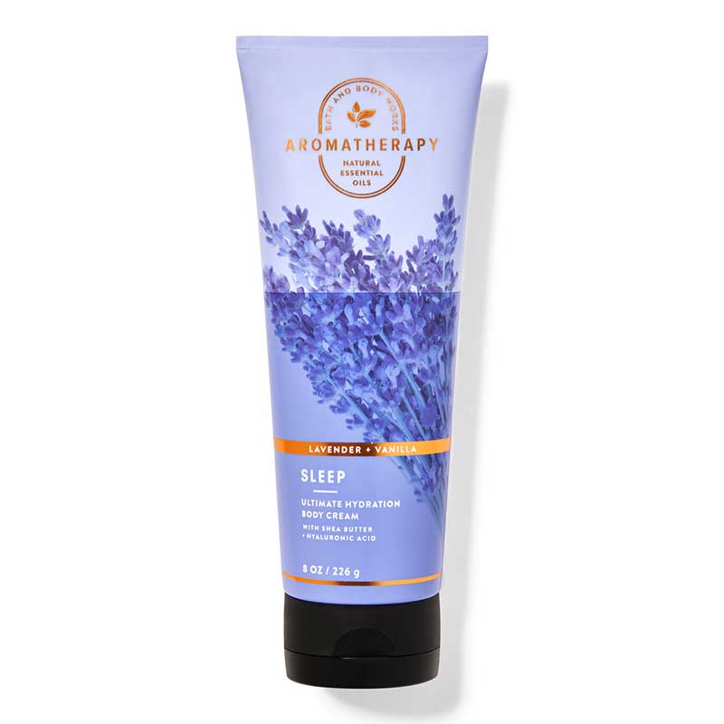 Kem dưỡng da Bath & Body Works Aromatherapy - Sleep Lavender + Vanilla, 226g