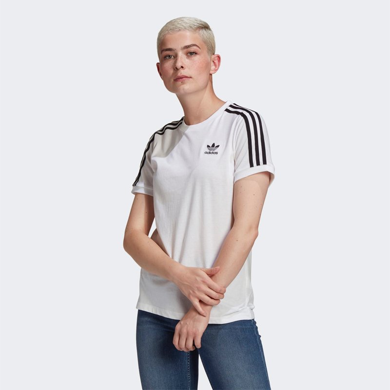 Áo Adidas Originals Adicolor Classics 3-Stripes Tee T-Shirt - White, Size S  - Shop Mùa Xuân
