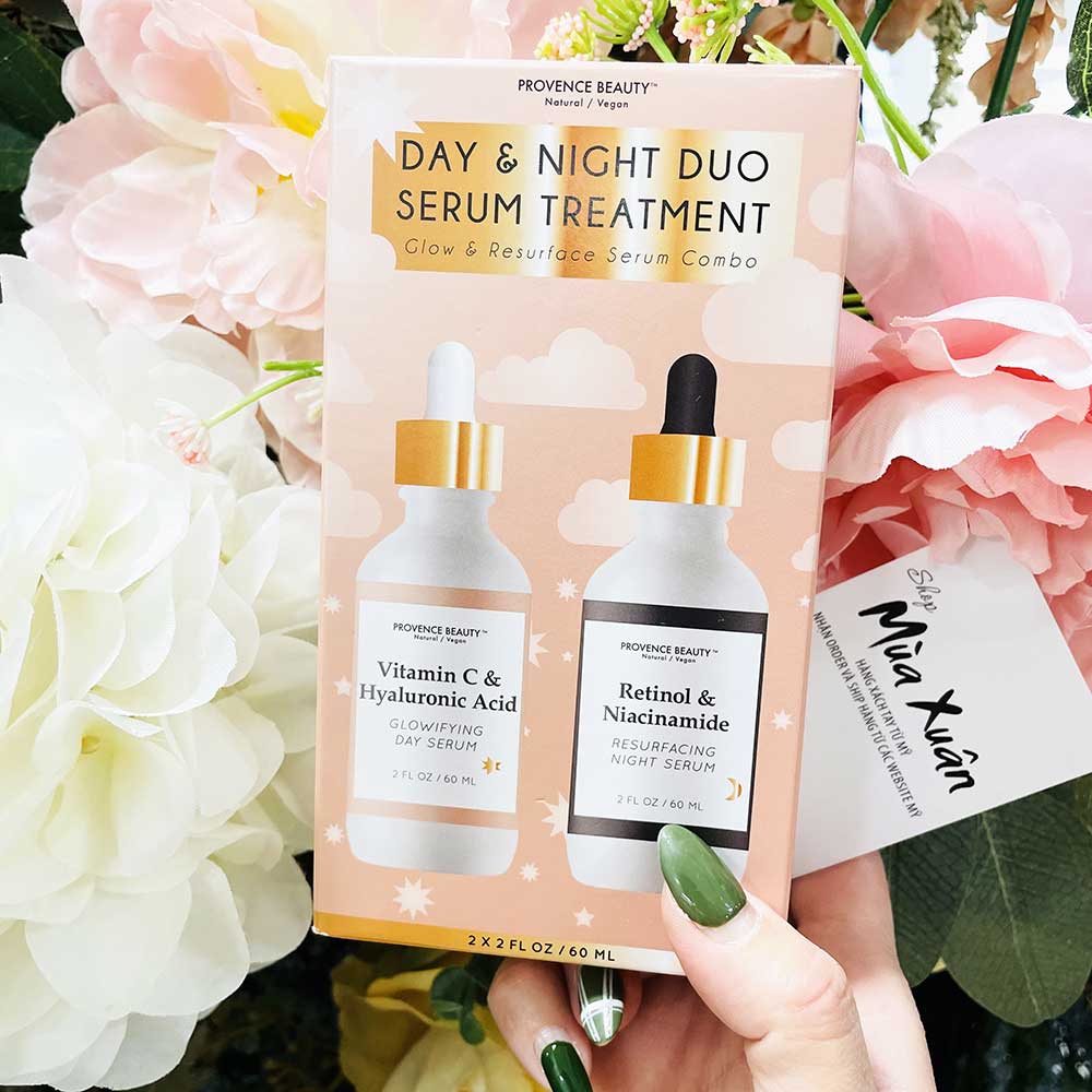 Set Serum Provence Beauty Day & Night Duo Serum Treatment, 2 x 60ml