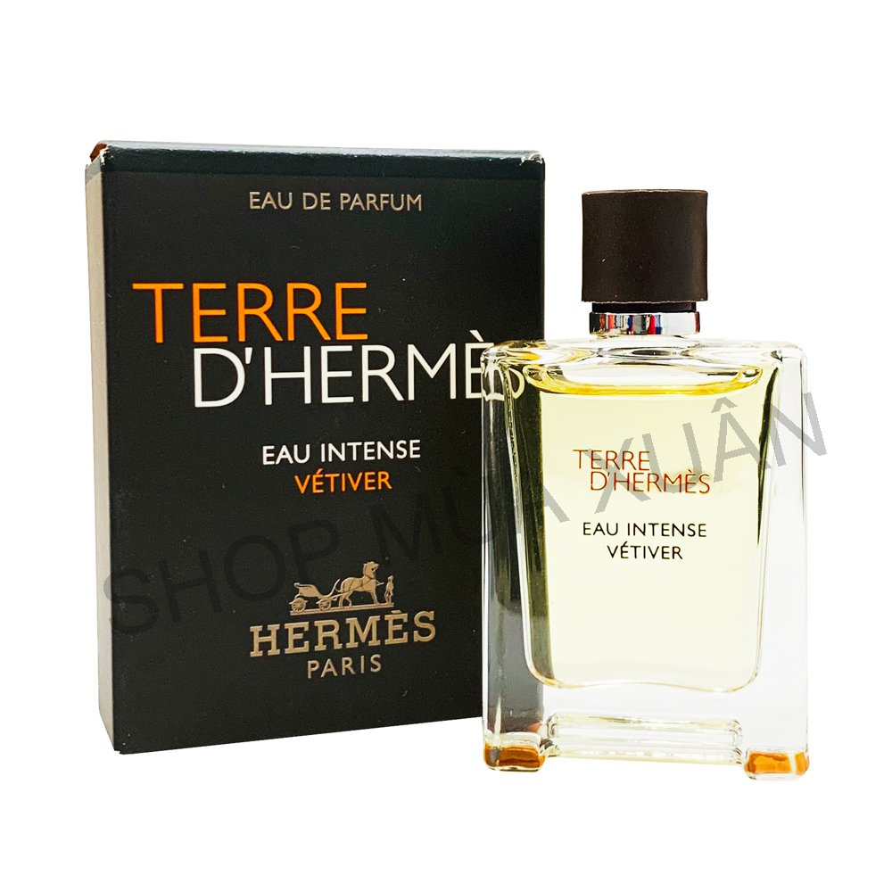 Nước hoa HERMÈS Terre d'Hermès Eau Intense Vétiver - Eau De Parfum, 5ml