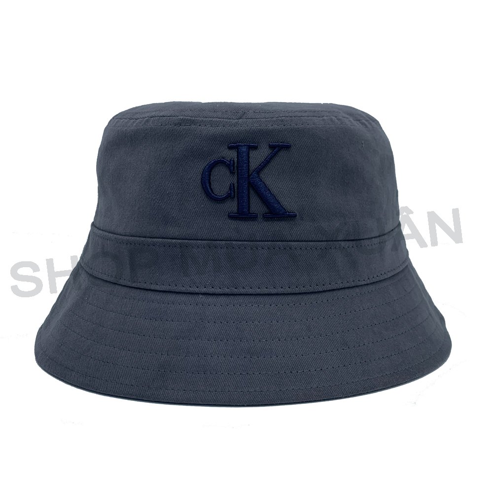 Mũ Calvin Klein Embroidered Monogram Twill Bucket - Dark Grey