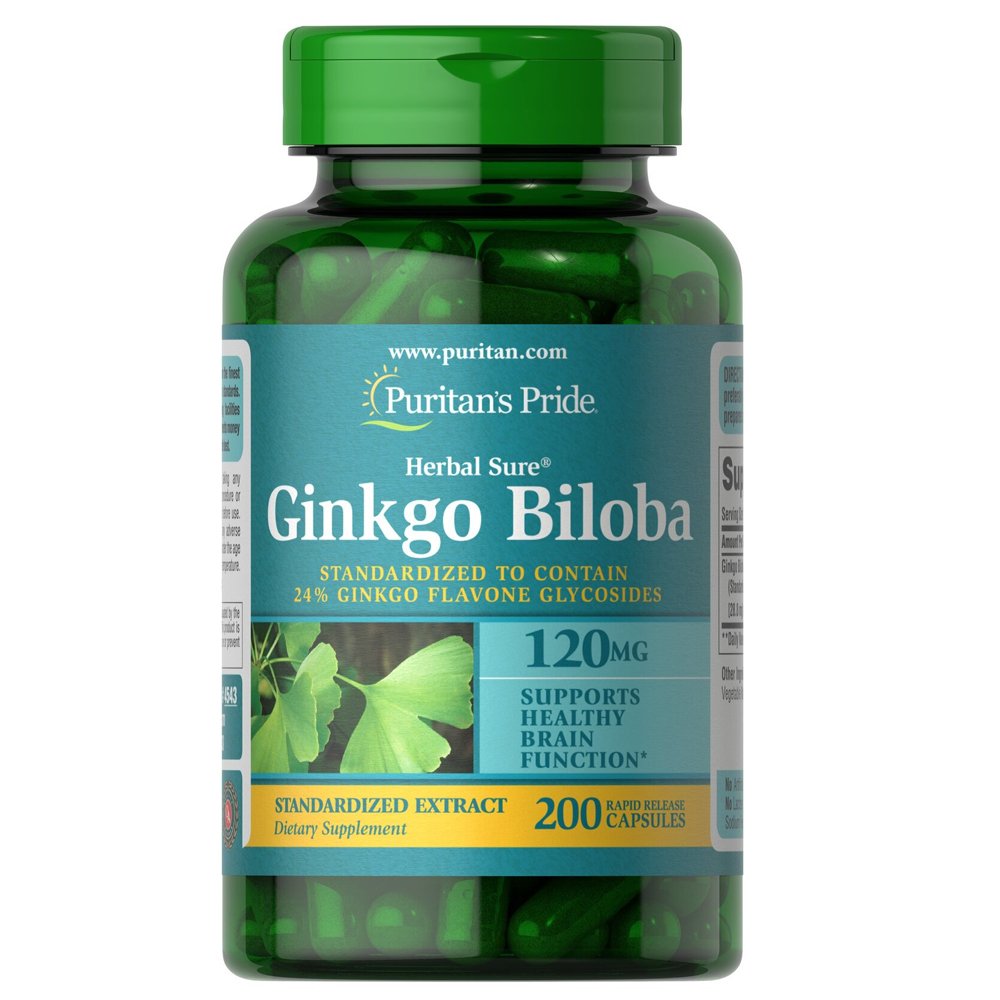 Puritan's Pride Ginkgo Biloba, 200 viên