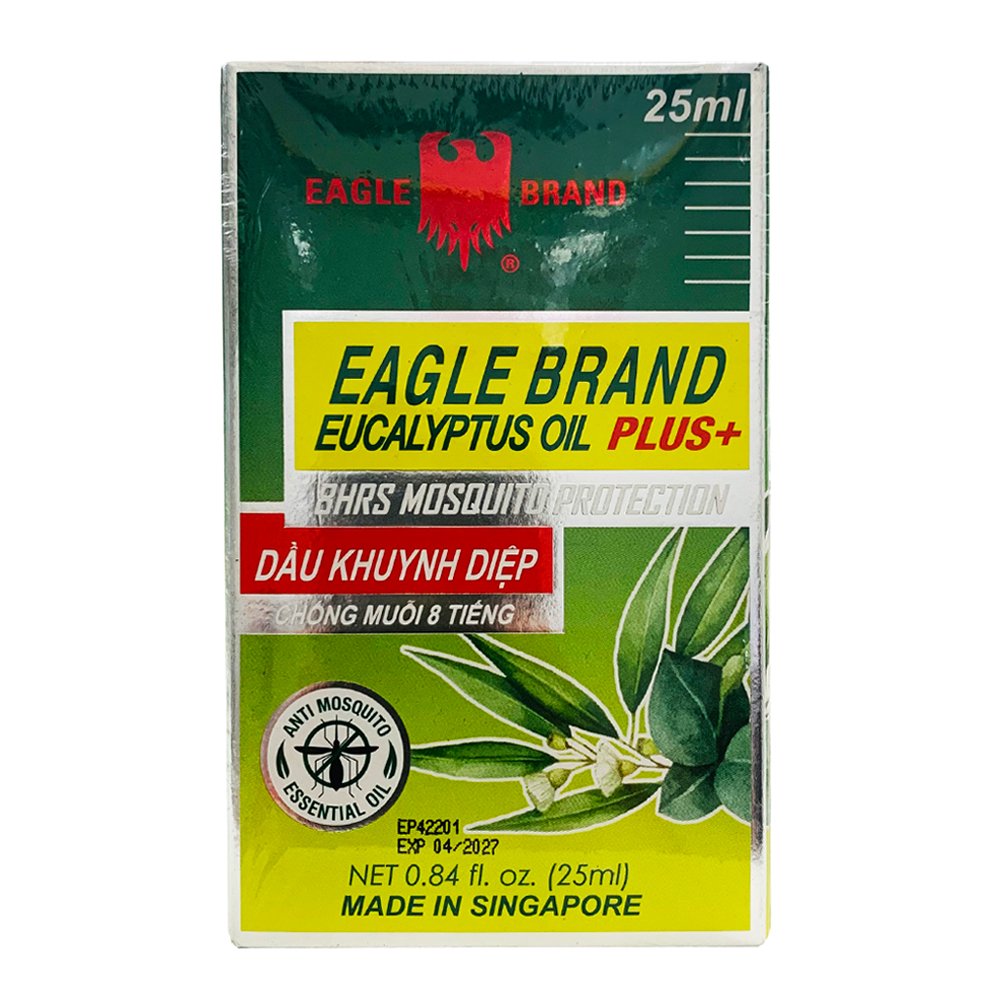 Dầu khuynh diệp Eagle Brand Eucalyptus Oil Plus+, 25ml