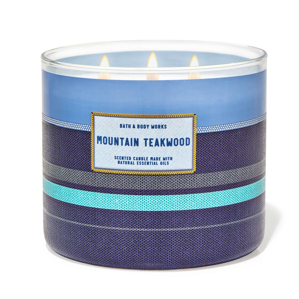 Nến thơm Bath & Body Works - Mountain Teakwood, 411g