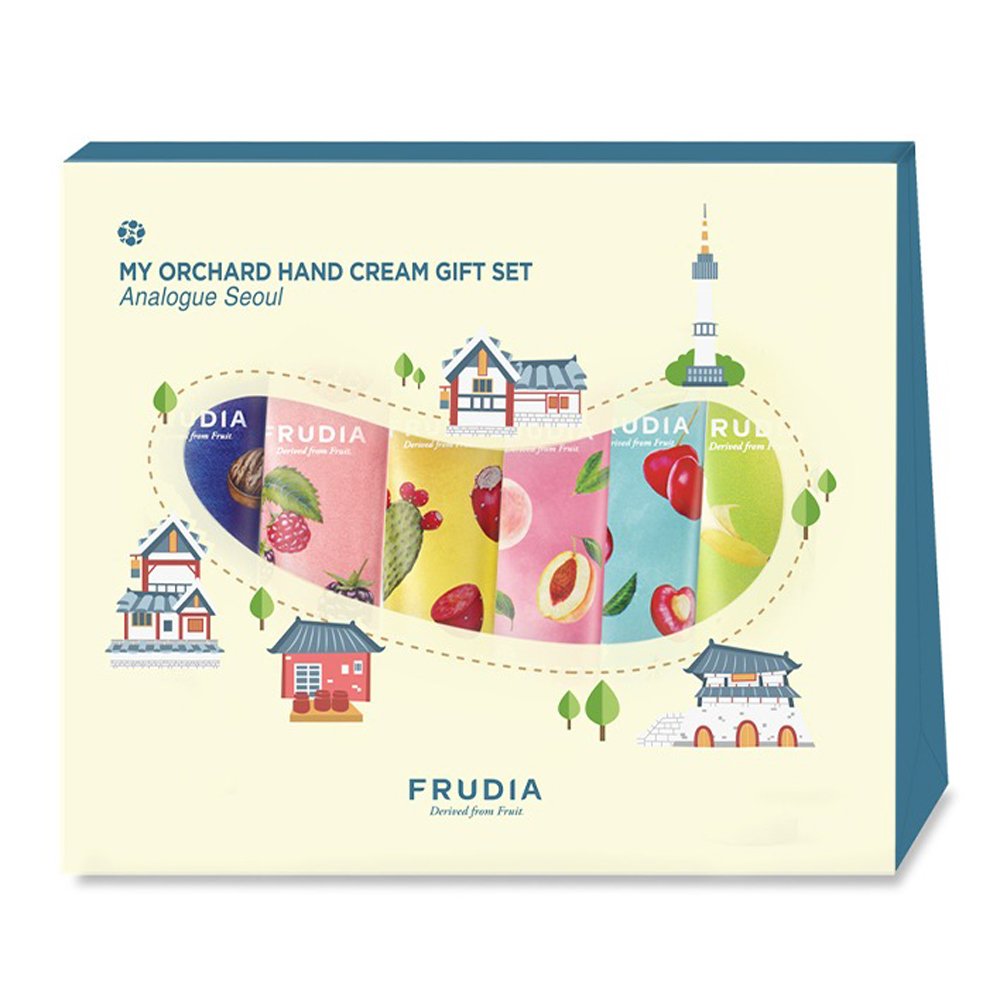 Set dưỡng da tay Frudia My Orchard Hand Cream Gift Set, 6 x 30g