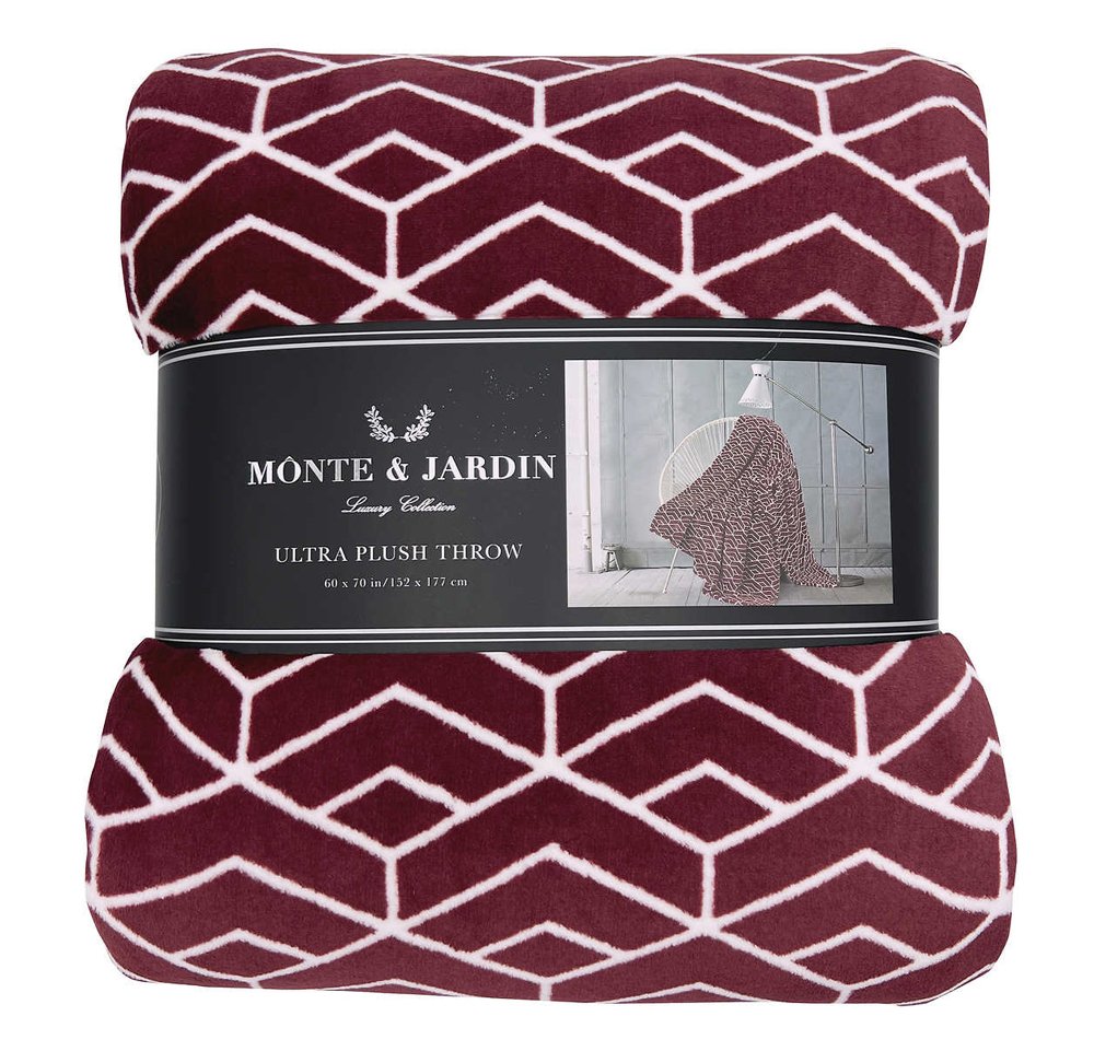 Chăn Mônte & Jardin Luxury Collection Ultra Plush Throw Grey Shop Mùa Xuân