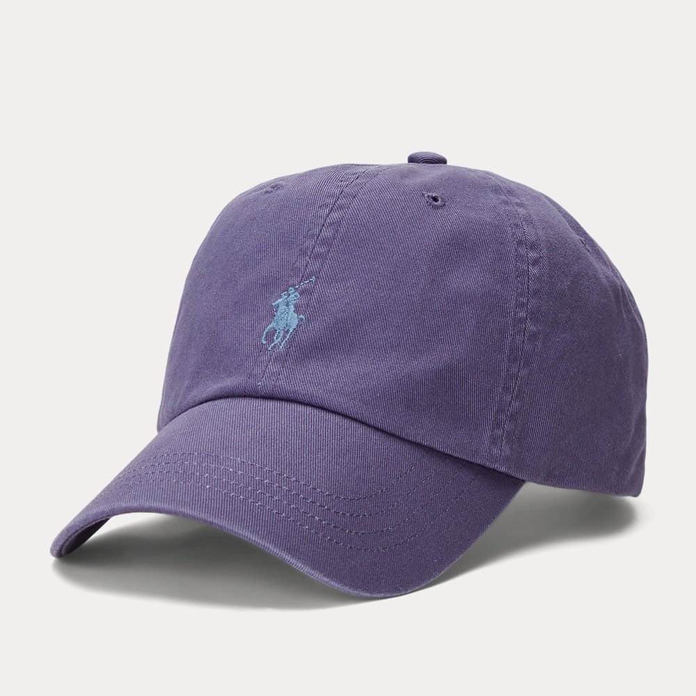 Mũ Polo Ralph Lauren Cotton Chino Ball Cap, Purple