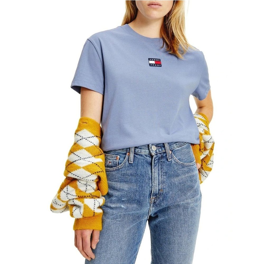 Áo Tommy Jeans Tommy Badge - Blue, Size M