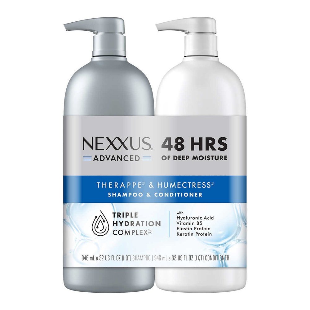 Bộ dầu gội + xả Nexxus Advanced Therappe & Humectress, 2 x 946ml