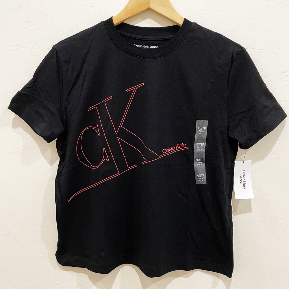 Áo Calvin Klein Monogram Logo Crewneck - Black, Size L