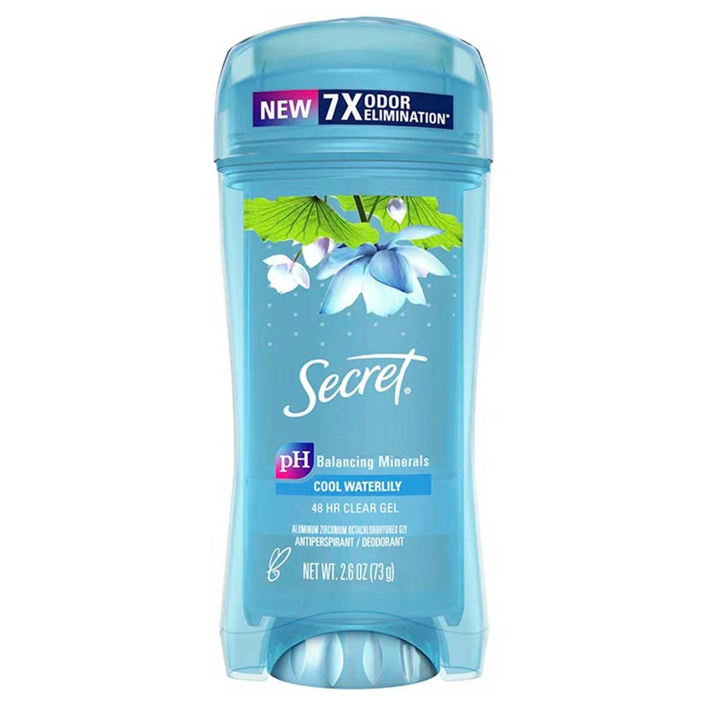 Gel khử mùi Secret - Cool Waterlily, 73g