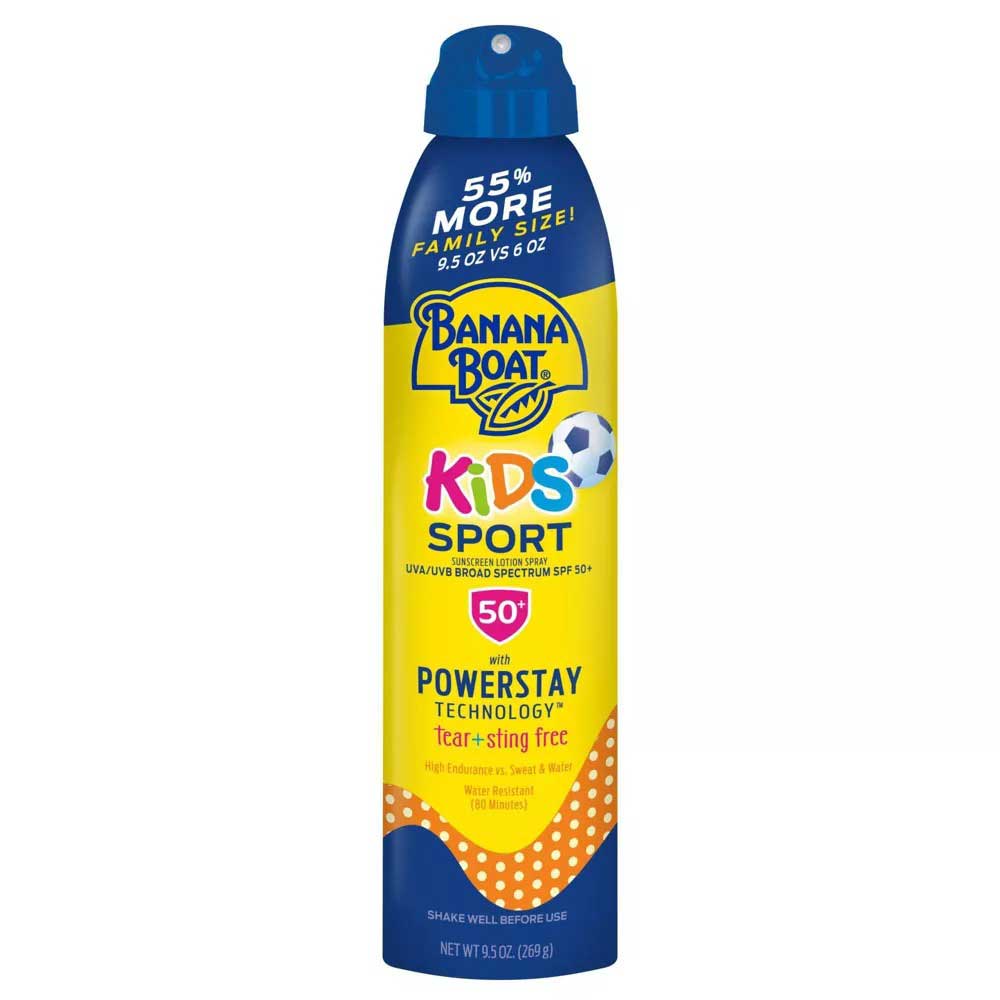 Xịt chống nắng Banana Boat Kids Sport SPF 50+, 269g