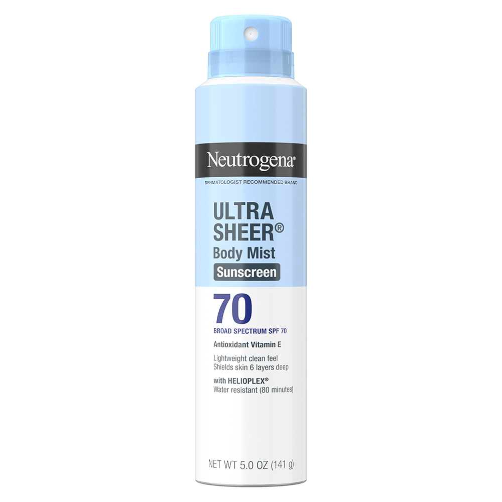 Xịt chống nắng Neutrogena Ultra Sheer Body Mist SPF 70, 141g