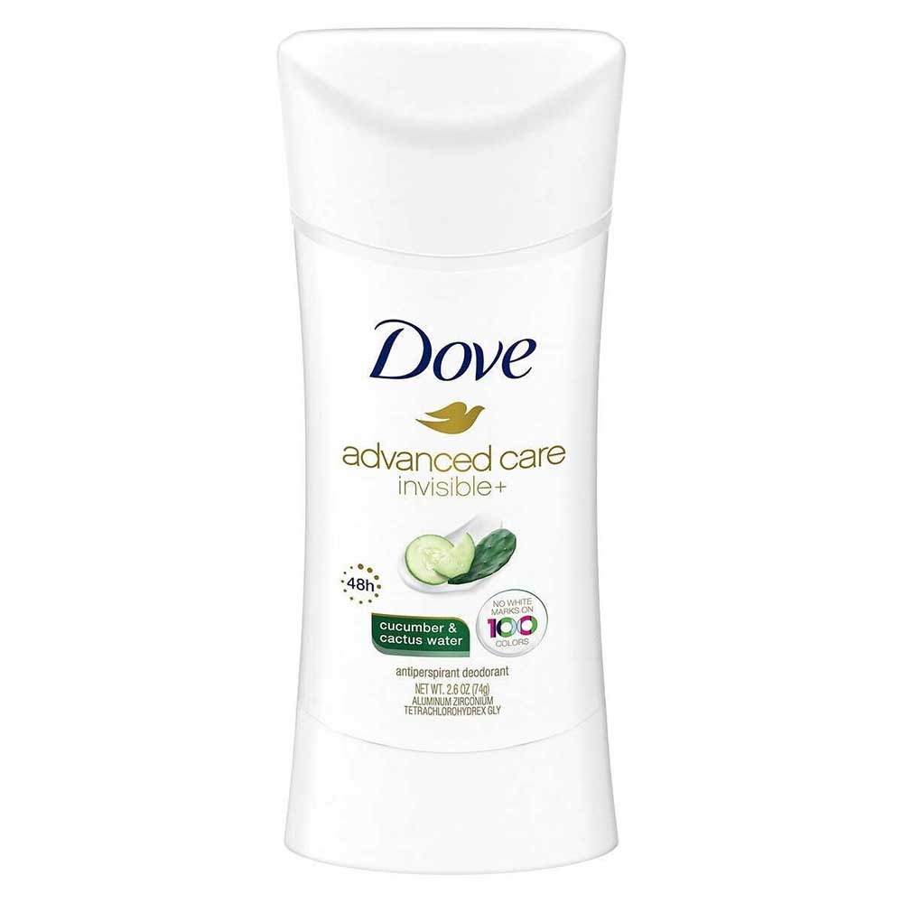 Khử mùi Dove Advanced Care Invisible+ - Cucumber & Cactus Water, 74g