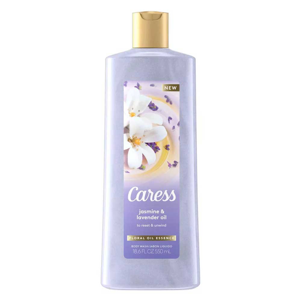 Gel tắm Caress Jasmine & Lavender Oil, 550ml