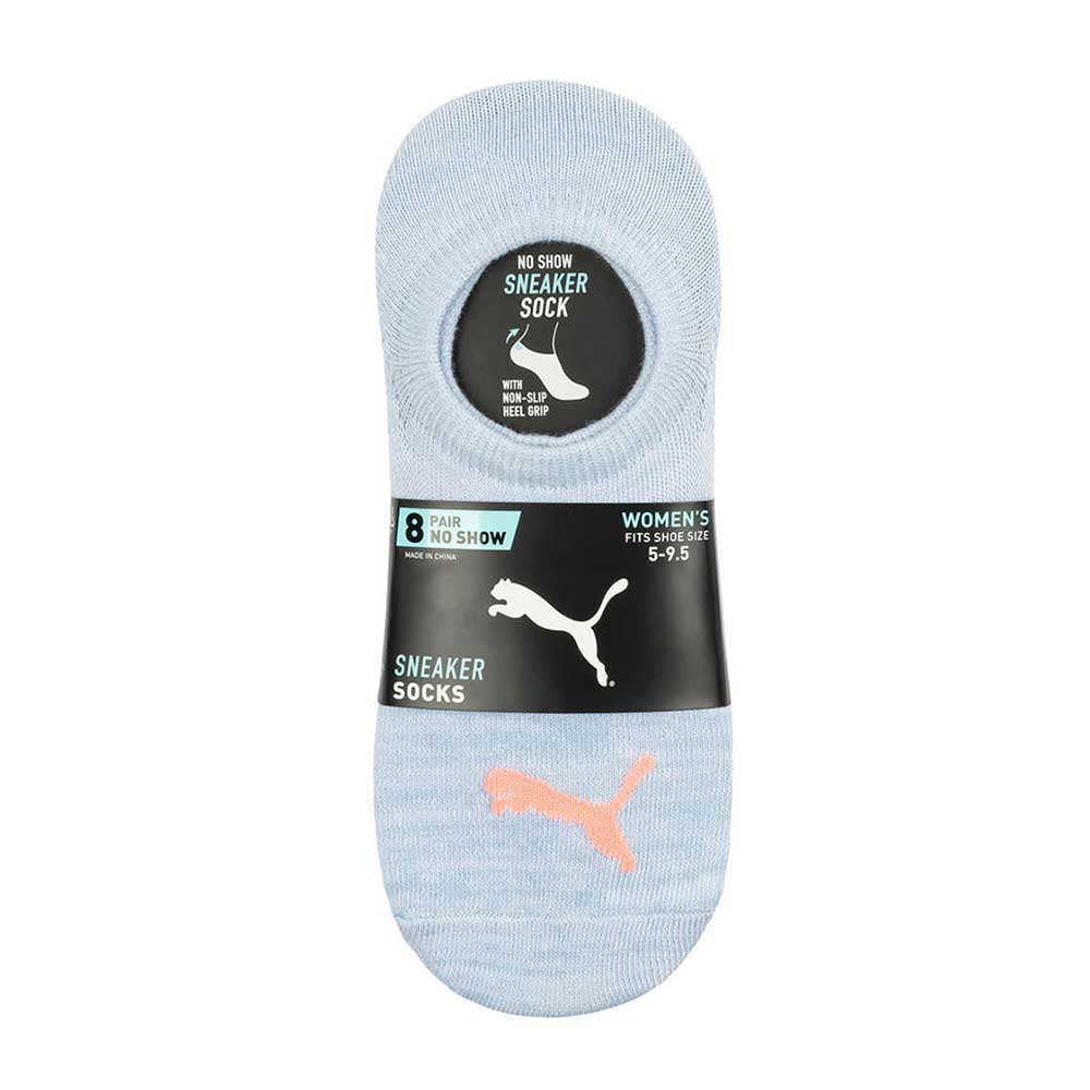 Vớ Puma Women's No Show Sneaker Socks - Set 8 đôi, Multi