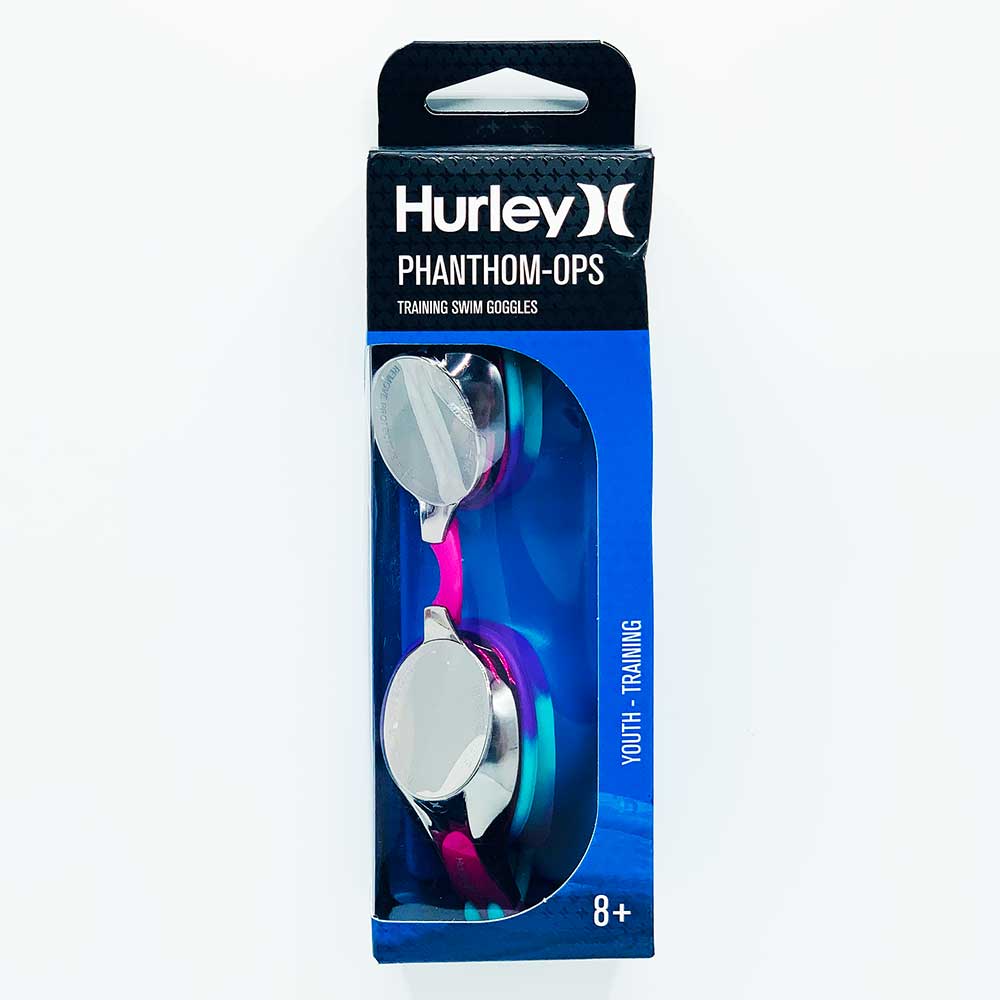 Kính bơi Hurley Phanthom-OPS Tranning Youth, Purple/Mint