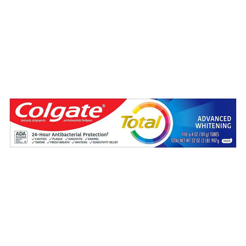 Kem đánh răng Colgate Total Advanced Whitening, 181g