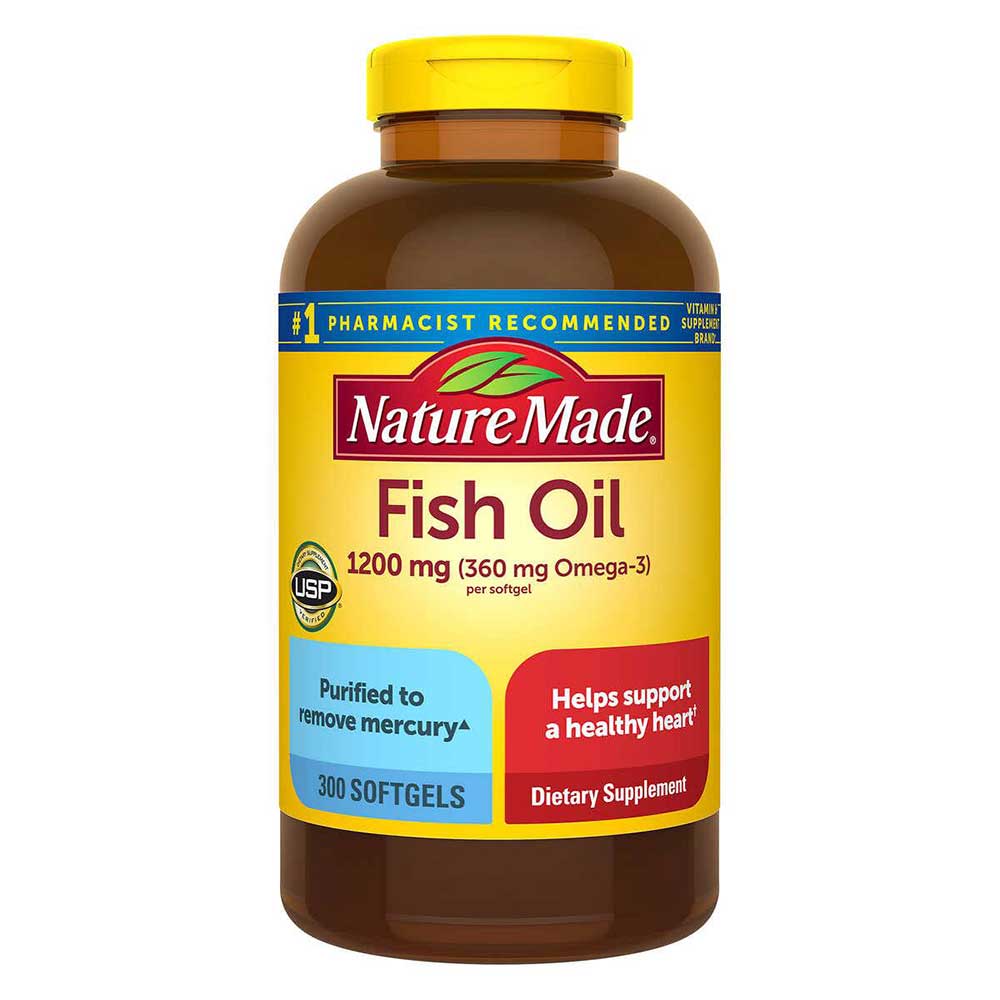 Nature Made Fish Oil 1200 mg, 300 viên