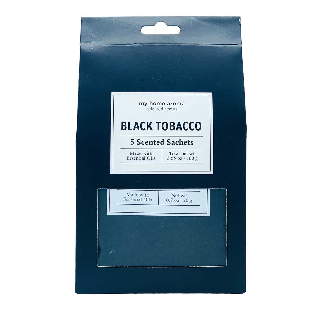 Set 5 túi thơm My Home Aroma - Black Tobacco, 5x20g